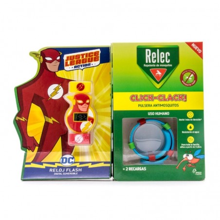 Comprar RELEC PULSEIRA MOSQUITEIRO CLICK-CLACK + RELÓGIO RELÂMPAGO