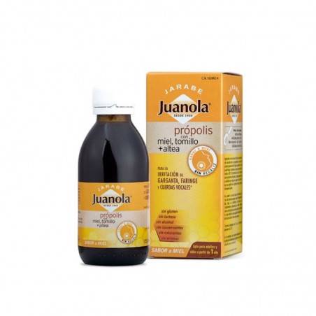 Comprar JUANOLA XAROPE DE PRÓPOLIS COM TOMILHO DE MEL E ALTEA 125 ML