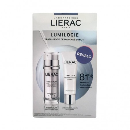 Comprar LIERAC MÁSCARA DE TRATAMENTO LUMILOGIE SPOT 50 ML + SORO DUPLO CONCENTRADO 30 ML