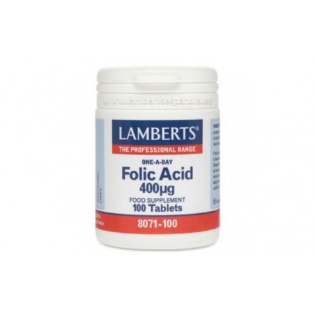 Comprar ÁCIDO FÓLICO 400 mcg. Cap. 100.