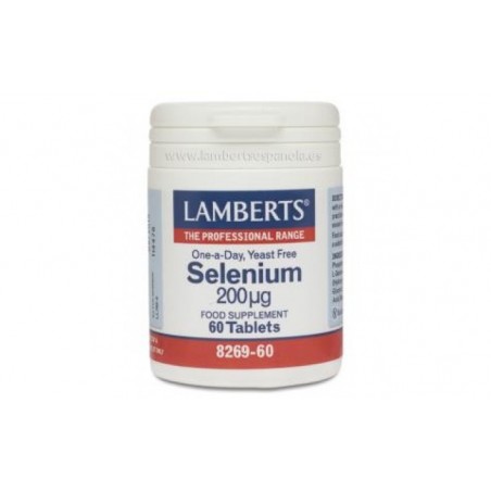 Comprar SELENIUM 200 mcg. (Como Seleno-L-Methionine) 60comp.