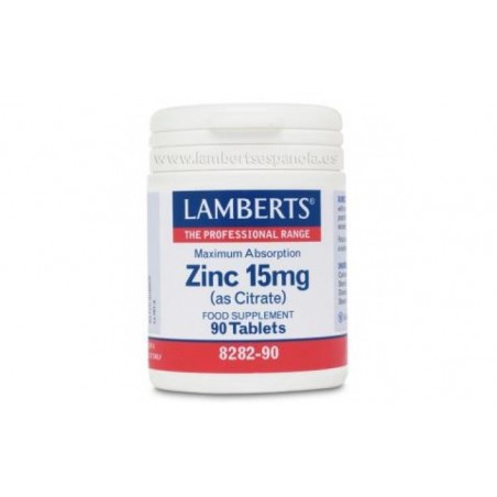 Comprar ZINC (As Citrate) 15 mg. 90 tabs.