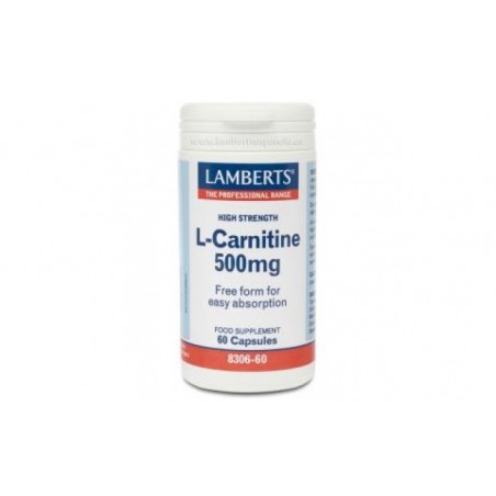 Comprar L-CARNITINE 500 mg. 60 caps.