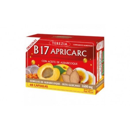 Comprar B17 APRICARC com semente de damasco ac. 60cap