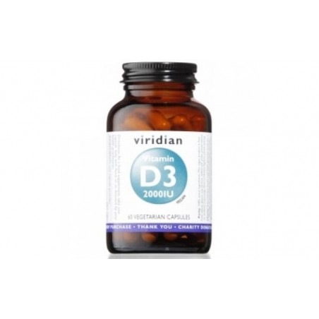 Comprar VITAMIN D3 2000IU vegan 60cap.veg.