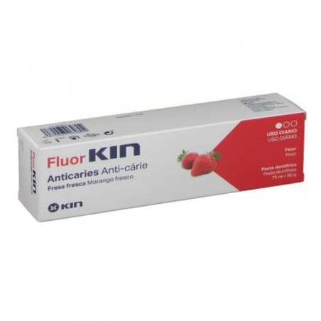 Comprar KIN PASTA DE FLÚOR ANTICOAGULANTE MORANGO 75 ML