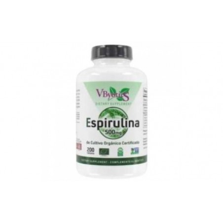 Comprar ORGANIC SPIRULINA 500mg. 200comp.