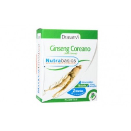 Comprar NUTRABASICS KOREAN GINSENG 60caps.