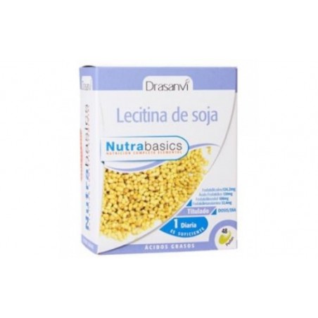 Comprar NUTRABASICS SOYBEAN LECITHIN 1200mg. 48 cápsulas