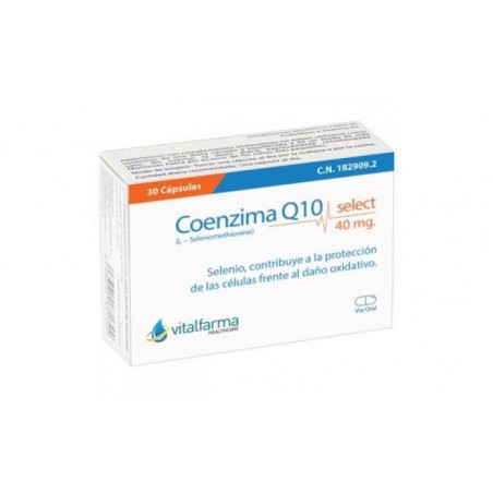 Comprar COENZYME Q10 selecionar 40mg. 30cap.