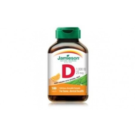 Comprar VITAMINA D 1000ui 25mcg.100 comprimidos mastigáveis