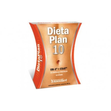 Comprar DIET PLANO 10 abdofin saciapetit 10sticks 10cap.