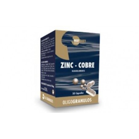 Comprar ZINC-COBRE oligogranules 50caps.