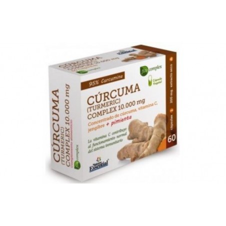 Comprar CURCUMA 10.000mg. de gengibre pimenta 60cap.