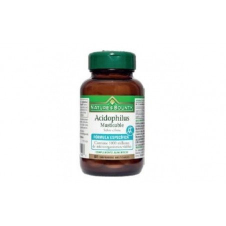 Comprar ACIDOPHILUS sabor morango 60 pastilhas mastigáveis