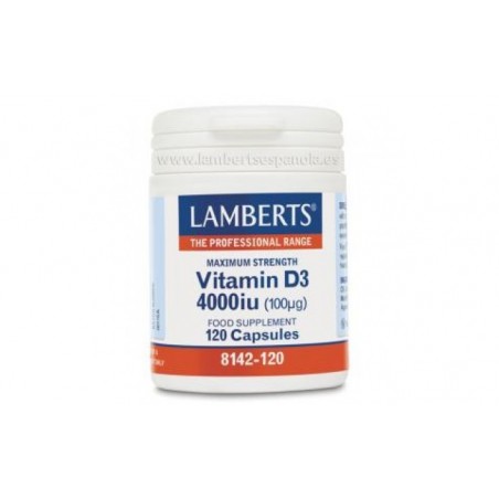 Comprar VITAMIN D3 4000ui 120cap.