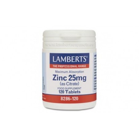 Comprar ZINC 25mg. 120comp