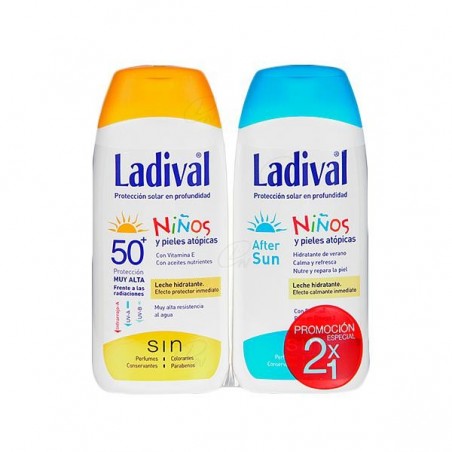 Comprar LADIVAL FOTOPROTECTOR PARA CRIANÇAS FPS 50+ LEITE + AFTERSUN PARA CRIANÇAS 200 ML