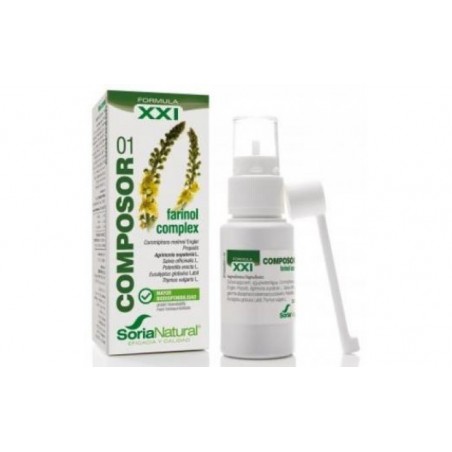 Comprar COMPOSOR 01 farinol complexo XXI 30ml. spray