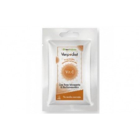 Comprar VENPOCKET vitamina C 15comp.