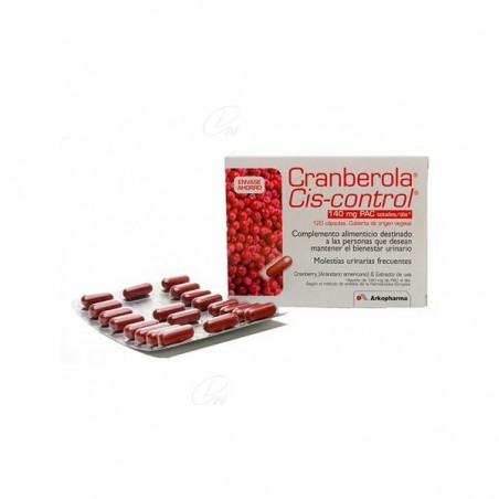 Comprar CRANBEROLA CISCONTROL MIRTILO 140 MG 120 CAPS