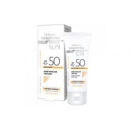 Comprar CREME DE SOL GEROVITAL SPF50 tom dourado 50ml.