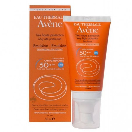 Comprar AVENE SPF 50+ FLUIDO MUY ALTA PROTEC SIN PERFU 50 ML