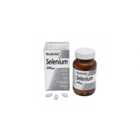 Comprar SELENIUM 200mcg. 60comp HEALTH AID