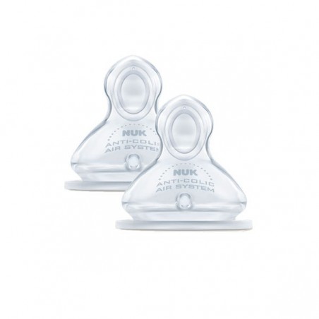 Comprar TETINA DE SILICONE 2 L TETINA ANTI-CÓLICAS 6-18 M 2 PCS