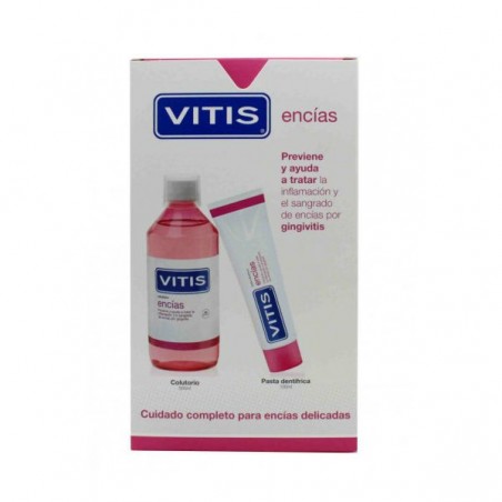 Comprar VITIS ENCÍAS PACK PASTA Y COLUTORIO 100 + 500 ML