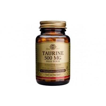 Comprar TAURINA 500mg. 50vegicaps.