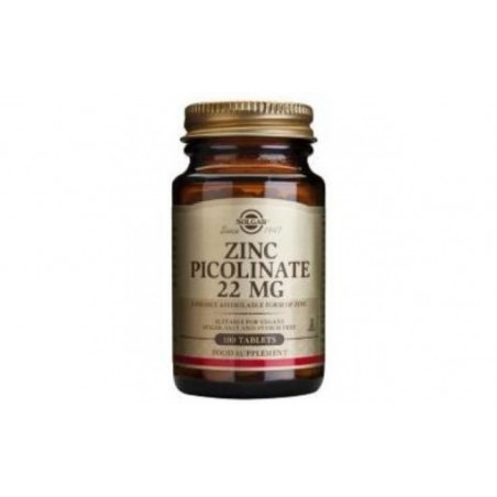 Comprar ZINC PICOLINATO 22mg. 100comp.