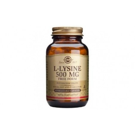 Comprar L-LYSINE 500mg. 50vegicaps