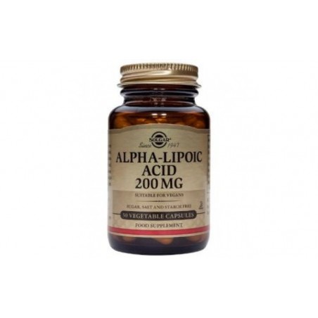 Comprar ÁCIDO LIPÓICO ALFA 200mg. 50vegicaps