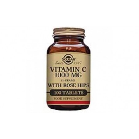 Comprar VITAMINA C 1000mg ROSE HIPS 100com