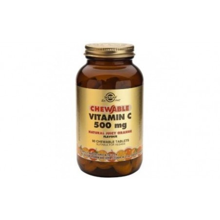 Comprar VITAMINA C 500mg. laranja 90 comprimidos mastigáveis