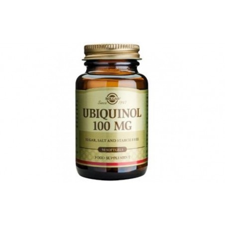 Comprar UBIQUINOL 100mg. forma reduzida de Co Q10 50cap.bl