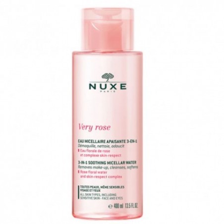 Comprar NUXE MUITO ROSA CALMANTE 3 EM 1 ÁGUA MICELAR 400 ML