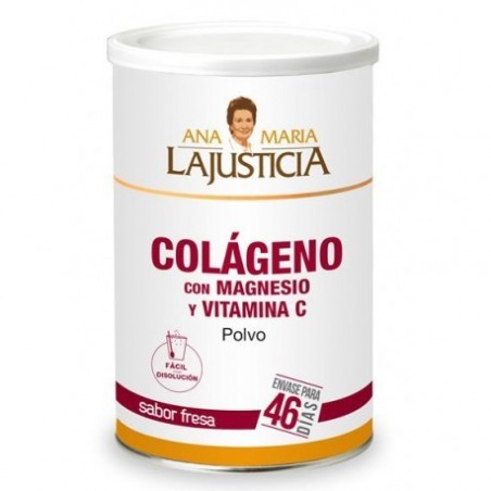 Comprar ANA MARÍA LAJUSTICIA COLÁGENO CON MAGNESIO Y VITAMINA C SABOR FRESA 350 G