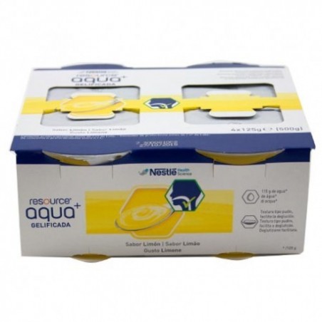 Comprar NESTLÉ RESOURCE AGUA GELIFICADA SABOR LIMÓN 4X125G