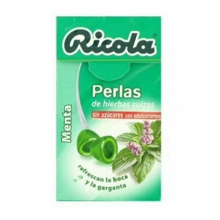 Comprar RICOLA PÉROLAS SEM AÇÚCAR MENTA 25 G