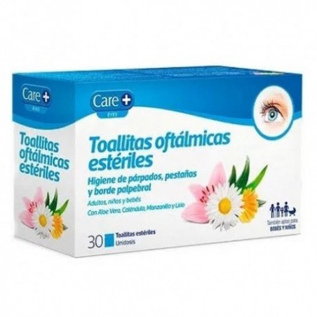 Comprar CARE+ TOALHETES OFTÁLMICOS ESTERILIZADOS 30 PCS