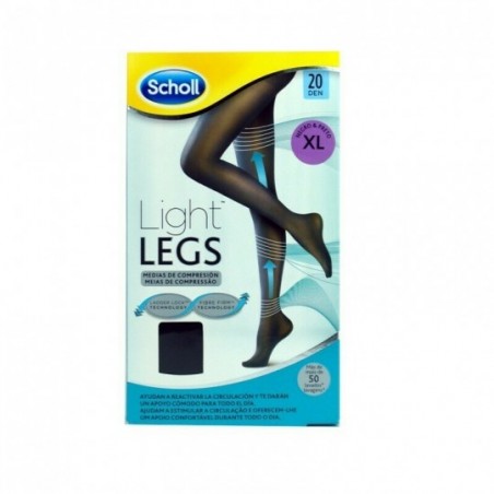 Comprar E.T. SOCKS CINT COMP LIGHT 60 DEN SCHOLL PRETO CLARO T - L