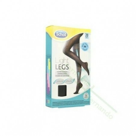 Comprar E.T. SOCKS CINT COMP LIGHT 20 DEN SCHOLL PRETO CLARO T - L