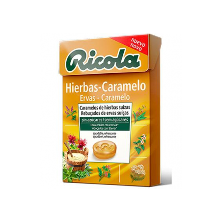 Comprar RICOLA DOCE DE ERVAS SEM AÇÚCAR - CARAMELO 50 G