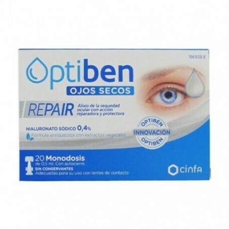 Comprar OPTIBEN OLHOS SECOS REPARAR 20 DOSES ÚNICAS