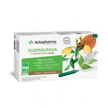 Comprar ARKOPHARMA ARKOFLUIDO QUEIMA 20 AMPOLAS DE GORDURA