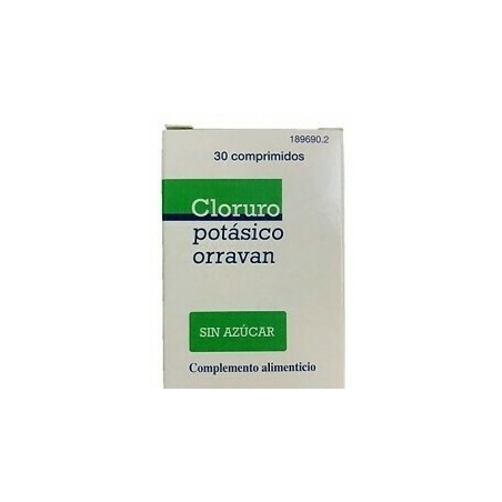 Comprar CLORETO DE POTÁSSIO ORRAVAN 30 COMP