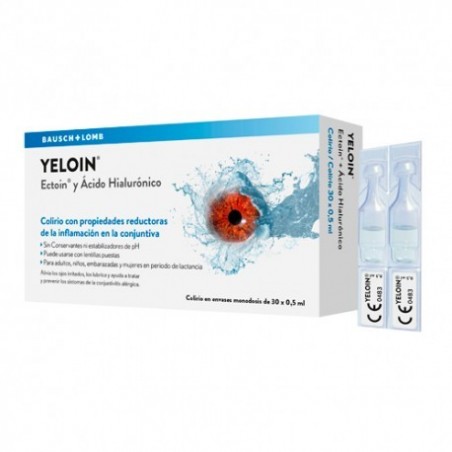 Comprar YELOIN ANTI-INFLAMATÓRIO COLÍRIO DOSE ÚNICA 30X0,5ML