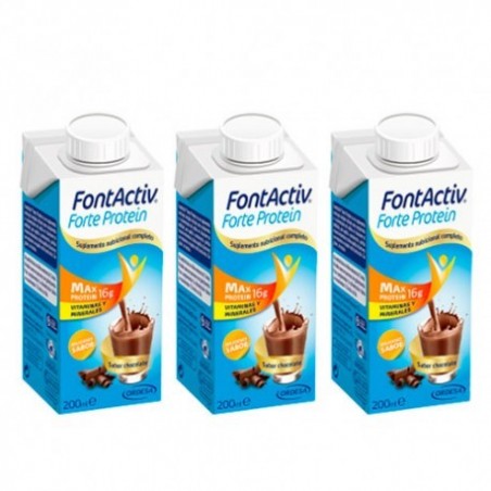 Comprar FONTACTIV FORTE PROTEÍNA DE CHOCOLATE 3 X 200 ML